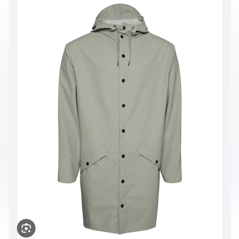 Rains Gray Trench Coat